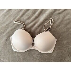 Victorias Secret Sexy Illusions Push Up Bra 34DD Padded Nude Multiway Straps NWT